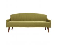 Sofá convertible vintage 3 plazas verde ARYA