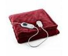 Klarstein Dr. Watson XL Manta eléctrica 120 W lavable 180x130cm micro fibra morada