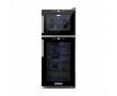 Klarstein Reserva 21 Vinoteca con 2 Zonas de Refrigeración 56 Litros 21 botellas clase D color negro