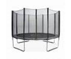 ALICE'S GARDEN Camas elásticas 370 cm, trampolín para niños, hasta 150 kg, Gris,