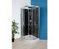 LT AQUA + Cabina con hidromasaje SELIA 1/4 circulo 90 Dimensiones : 90x90x228 cm