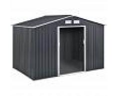 HABITAT ET JARDIN Caseta de metal Vegas - 5,29 m² - HABITAT ET JARDIN