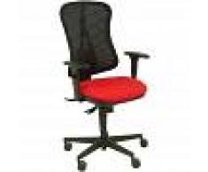 PIQUERAS Y CRESPO Silla de oficina ergonómica con mecanismo sincro, brazos regulables