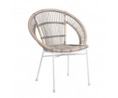 silla ratán Blanch