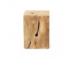 taburete tronco madera Block