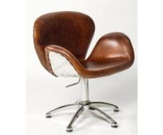 silla oficina Aviator piel
