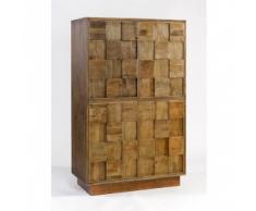 armario madera cobre