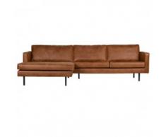sofá chaise longue piel Rodeo