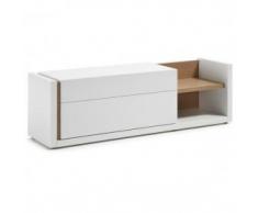 mesa tv modulo blanco 170