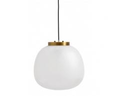 Lámpara colgante blanco escarcha