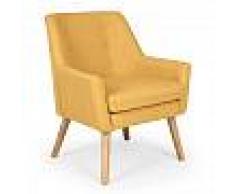 Gustav REGALO CESTA NAVIDAD Silla estilo Nordico Gustav tela amarillo