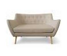 Molly REGALO CESTA NAVIDAD Sofa estilo nordico Molly 2 plaza tela beige