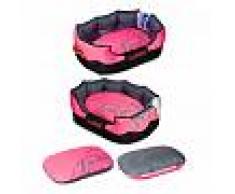 MONTERO PETS Cuna De Viaje Elite Rosa Mediana