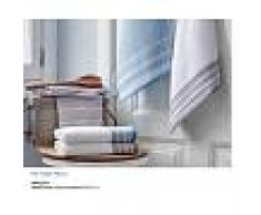 Bomdia Classic® 3 Paños de cocina rizo 50x50 cm color azul taupe gris (KT 143)