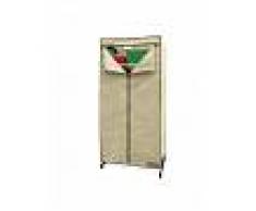 Jocca Armario plegable con barra para colgar beige UNI