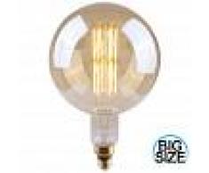 7hSevenOn Vintage Bombilla LED Globo G200 Gigante E27 8W Equi.40W 500lm Vintage Regulable Gold 25000H