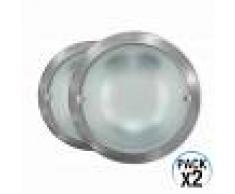Orion91 Pack 2 Downlight de Bajo Consumo 40W Empotrable Ø24cm
