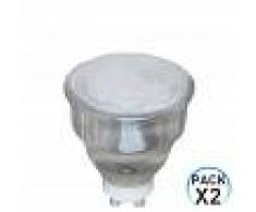 Orion91 Pack 2 Bombillas CFL Bajo Consumo Spotlight GU10 9W