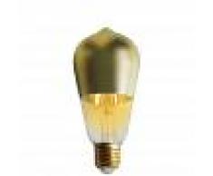 7hSevenOn Vintage Bombilla LED Edison Cúpula Oro E27 6W Equi.45W 600lm Vintage 15000H