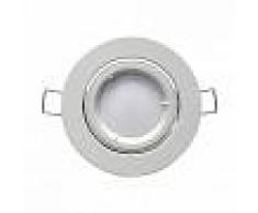 Orion91 Foco LED Empotrable Orientable Redondo GU10 7W 525lm Ø8cm