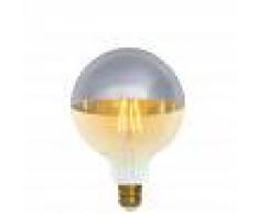 7hSevenOn Vintage Bombilla LED Globo G120 Cúpula Plata E27 8W Equi.60W 806lm Vintage 15000H