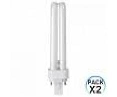 Orion91 Pack 2 Bombillas CFL Bajo Consumo 2U Bipin G24D3 26W