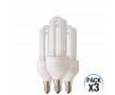 Orion91 Pack 3 Bombillas CFL Bajo Consumo 3U E14 15W
