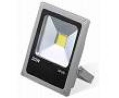 7hSevenOn Proyector LED 30W Ultraslim de Exterior Orientable Aluminio 4000K 7hSevenOn Outdoor