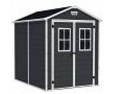 Garden House Garage 91 Caseta Cobertizo para Jardín de Resina 227x186x237cm GH91