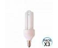 Orion91 Pack 3 Bombillas CFL Bajo Consumo 3U E14 15W