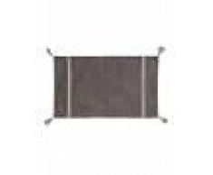 benuta PLUS Alfombrilla de baño Dust Antracita 50x80 cm - Alfombra para cuarto de baño