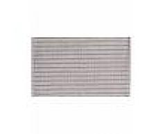 benuta PLUS Alfombrilla de baño Bono Gris/Blanco 60x100 cm - Alfombra para cuarto de baño