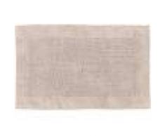 benuta PLUS Alfombrilla de baño Loops Beige 70x120 cm - Alfombra para cuarto de baño