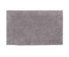benuta PLUS Alfombrilla de baño Loops Gris 60x100 cm - Alfombra para cuarto de baño