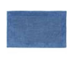 benuta PLUS Alfombrilla de baño Loops Azul claro 70x120 cm - Alfombra para cuarto de baño