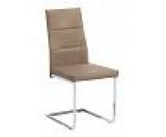 BELIANI Silla de comedor beige arena ROCKFORD - BELIANI