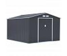 HABITAT ET JARDIN Caseta de metal Vegas - 12.98 m² - HABITAT ET JARDIN