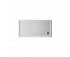 DURAVIT AG Plato de ducha rectangular Duravit Starck Slimline, 150x80 cm, blanco