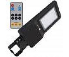 EFECTOLED Luminaria LED Solar con Sensor de Movimiento y Crepuscular 32W Blanco