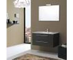 KIAMAMI VALENTINA Mueble De Baño Boston 90 Cm Dos Cajones Acabado Tanner - KIAMAMI