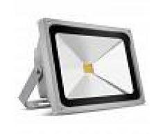 ANTEN 50W Foco Led Exterior 3000K SMD2835 4800LM IP65 Exterior Blanco Cálido