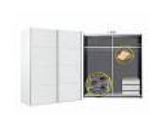 HD DECO Armario Infantil PLUS 150 dormitorio cCAJONERA, ZAPATERO y barras de