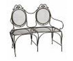 BISCOTTINI Banco de hierro forjado (cm: 120 x 60 x 103) - BISCOTTINI
