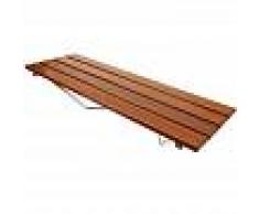 PrimeMatik - Asiento de ducha abatible. Silla plegable para ancianos de