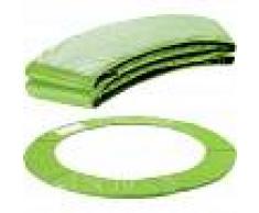 Arebos Almohadillas de seguridad Cojín Trampolín 183 cm verde claro
