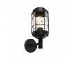 QAZQA Industrial Aplique industrial negro IP44 - BARES Acero /Vidrio