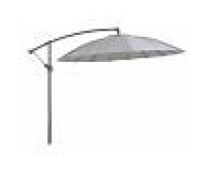 BELIANI Sombrilla de jardín gris oscuro Ø258 cm CALABRIA II - BELIANI