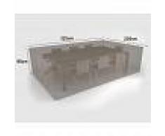 NORTENE Funda mesa rectangular + 8 sillas de 3,25x2,05 x h.0,90m Nortene