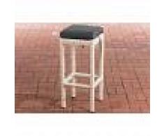 CLP Taburete Outdoor Alia 5mm Redondo/blanco perla Antracita - CLP