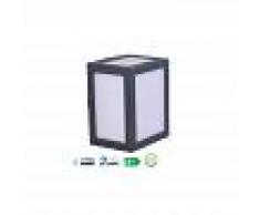 V-TAC Aplique LED de pared Serie Cubik 12W 140° IP65 Gris Temperatura de